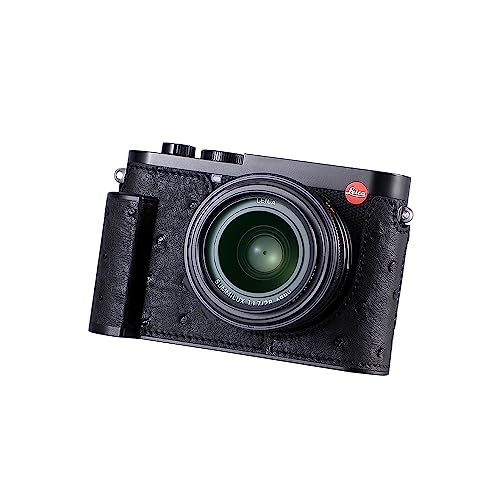 Funda media para cámara Leica Q3 en cuero y aluminio