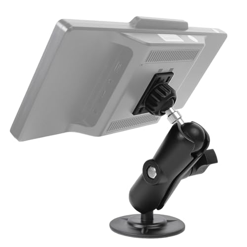 FPN Heavy Duty CarPlay Dashboard Mount for Car Truck 1 Ball Flexible Adhesive Base & Aluminum Alloy Medium Arm Dual 360 Rotation Compatible with 712 CarPlay Screens