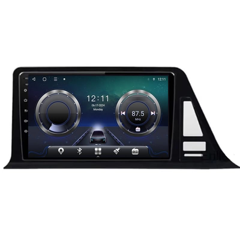 Car Stereo para Toyota CHR 2016-2019 Android 15 Pantalla IPS 9 Pulgadas Cámara Trasera WiFi