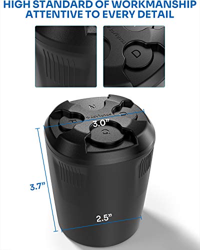 Image of JOYTUTUS Coin Holder For Car, High Capacity, Universal, Sort Coins, Black