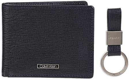 Calvin Klein Men's RFID Blocking Leather Bifold Wallet