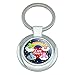 Care Bears Classic Logo Group Keychain Classy Round Chrome Plated Metal