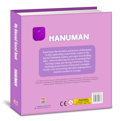 Image of Hanuman Mantra Sound Book for Kids ; India's First Mythology Shloka and Mantras Sound Book to Teach Indian Culture, Values Devotional
