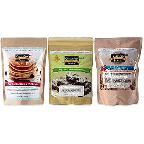 Gluten-Free Prairie Baker's Box Baking Gift Set, Certified Gluten Free Purity Protocol, Non-GMO, Set of 3 GF Oat Flour Based Baking Mixes Cover