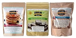 Gluten-Free Prairie Baker's Box Baking Gift Set, Certified Gluten Free Purity Protocol, Non-GMO, Set of 3 GF Oat Flour Based Baking Mixes