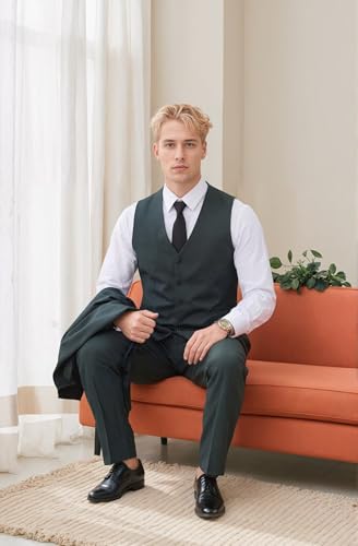 Suit for Men Slim Fit 3 Piece Mens Suits Jacket Vest Pants for Men Wedding Prom Party Business4