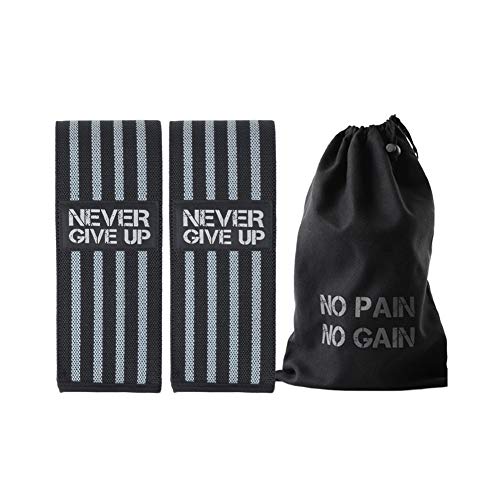 Genouillères de fitness et gym avec compression élastique pour genou gris
