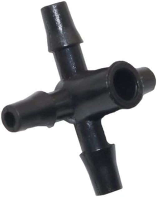 Garden Plumbing 500 Pieces Garden Water Connectors 3/5mm BW Crossover Hose Diverter Garden Irrigation System Accessories