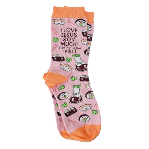 Image of Kerusso Adult Socks, Christian Fun Socks, Novelty Socks, Cotton Blend Sock, One Size Fits Most