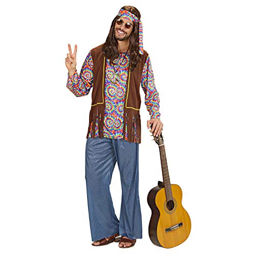 Déguisement de Hippie Homme Psychedelic (Taille Européenne 52/54)
