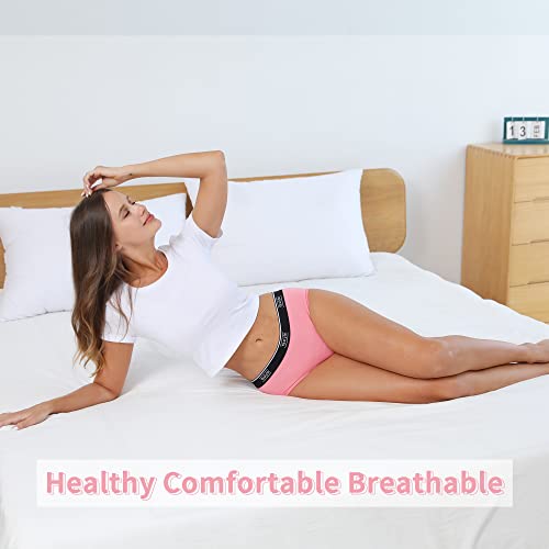 Ya Style Womens Underwear, Cotton Underwear For Women, High Waisted Women's Panties, Stretch Briefs For Women, Woman Hipster Underwear, Soft Breathable Panties,Tag Free, Regular & Plus Size #TOP4