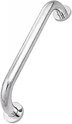 Alça de Apoio 30cm Barra Inox Suporte Banheiro Box Idoso Deficiente Segurança Apoio Quarto Corredor Parede Acessibilidade Resistente