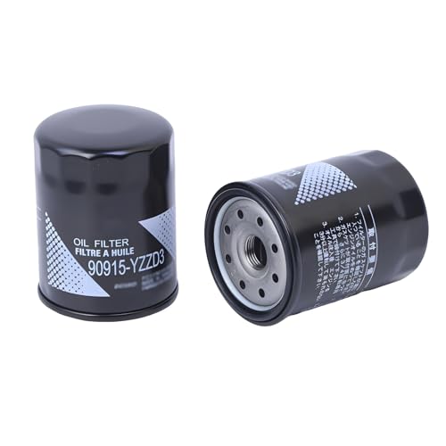 GOFIRA 90915-YZZD3 Engine Oil Filter 2-Pack 90915-yzzd4 For Toyota Tacoma Tundra 4Runner Lexus GS400 GS430 GX470 LS400 LS430 LX470