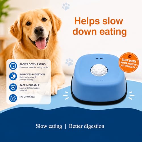3-in-1 Dog Slow Feeder & Lick Bowl – Anti-Choking, Anxiety Relief Toy with Rolling Ball | Non-Slip Dog Feeding Bowl for Slow Eating & Mental Stimulation - Image 3