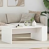 Couleur: Blanc INLIFE Table Basse Blanc 95 x 50 x 34 cm Bois d\'ingénierie