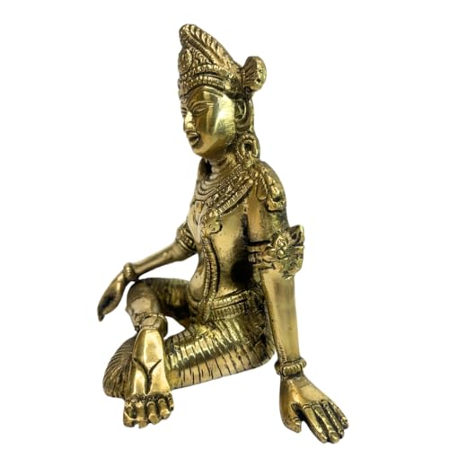 Image of Vastu Remedy Indra Dev Idol in Pure Brass for Management & Success | Decorative Brass Statue for Home, Office & Temple