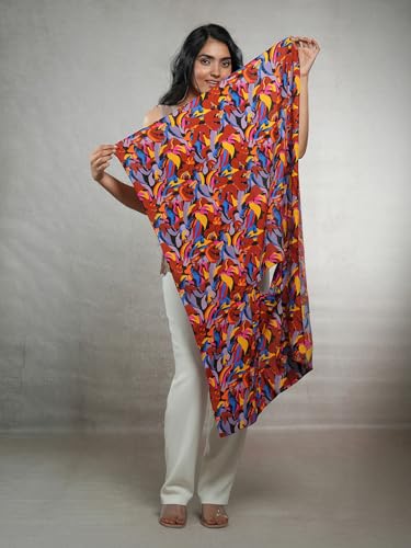 Image of Multipurpose Mask Cum Scarf for Women Cotton I Face Cover for Women I Sun Protection and Summer Wear Scarf