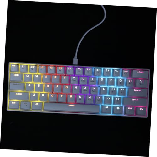 Teclado Mecánico Gaming HOMSFOU RGB Cableado Compacto