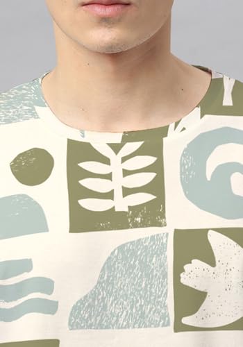 Image of Wear Your Opinion Mens Co ord Set All Over Printed T-Shirt & Short Set