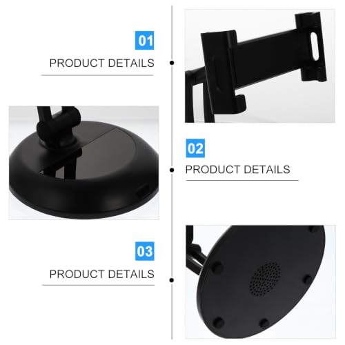 Soporte para tablet Hoement de Abs y metal: diseño robusto y ángulo ergonómico para mesa 6