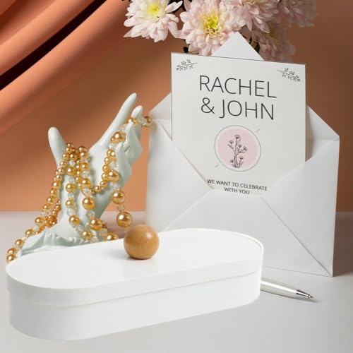 Boîte de rangement de bijoux et barrettes polyvalente transparente