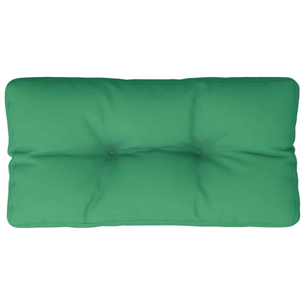 Coussin de Palette Vert 80x40x12 cm, Coussin pour Canapé de Jardin et Banquette Extérieure, Rembourrage Moelleux en Polyester pour Mobilier de Terrasse et Salon