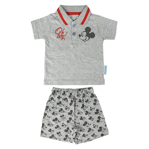 Polo et pantaloncino Mickey 6M ensemble de vêtements Disney bébé garçon