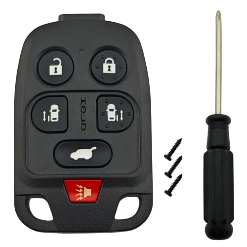 vurbemes No Cutting Required Replacement Key Fob Shell fit for 2011 2012 2013 Honda Odyssey Keyless Entry Remote Key Fob Cover Case