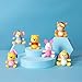 Micro Teenies Winnie The Pooh and Pals 6 Pack - Miniature Plush Figure, Suffed Animal, Toy Mini Soft Figure for Kids, Girls and Boys Ages 4+