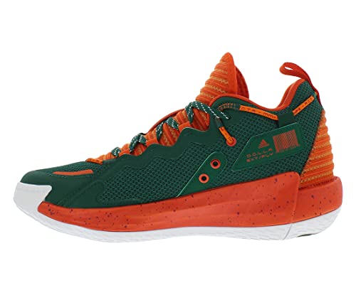 Adidas Sm Dame 7 Extply Unisex Shoes Size 12.5, Color: Green/Orange4
