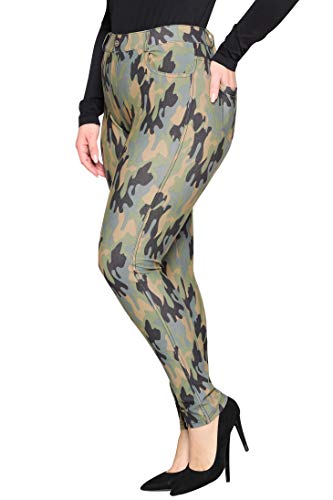 Image of YELETE Women's Basic Five Pocket Stretch Jegging Tights Pants