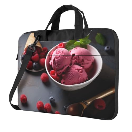 Sac pour ordinateur portable imprimé crème glacée avec bandoulière convertible robuste