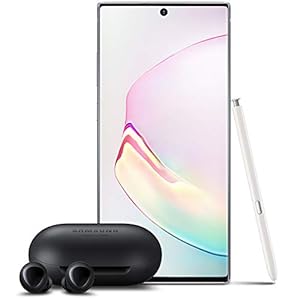 Samsung Galaxy Note 10+ Plus Factory Unlocked Cell Phone with 256GB (U.S. Warranty), Aura White/ Note10+ w/Galaxy Buds