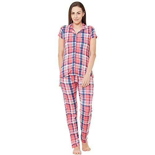 Image of Sweet Dreams Women's Cotton Printed Night Suit Set