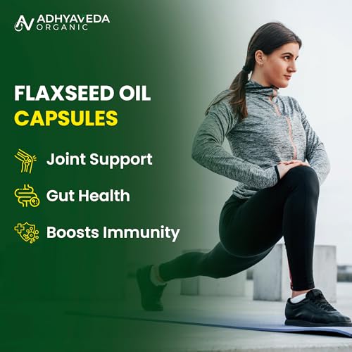 Image of Omega 3-6-9 1000mg Capsules With Plant-Based ALA, EPA & DHA | Supports Heart, Brain, Joint, Skin & Muscle Recovery | Non-GMO | 60 Capsules