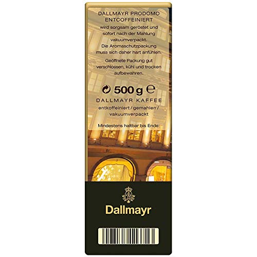 Dallmayr - Prodomo Decaffeinated Ground Coffee - 12X 500G #TOP4