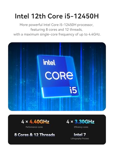 Image of 4-Bay All-Flash NAS Server with Intel i5-12450H | 32TB M.2 NVMe SSD NAS | 4X 10GbE Network Storage | 64GB Expandable Memory | Personal Cloud /Home NAS | HDMI /Mini-DP 4K@60Hz Output (Diskless)