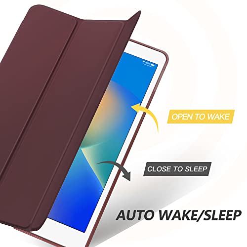 Image of Moko Smart Case for iPad 9th / 8th / 7th Generation Case 10.2 Inch, Brown