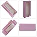 40 Pieces Lash Packing Empty Eyelashes Packaging Box and False Lash Trays, 20 Pieces Empty Eyelash Boxes Lash Box Packaging Empty with 20 Pieces Empty Eyelash Tray (Pink)