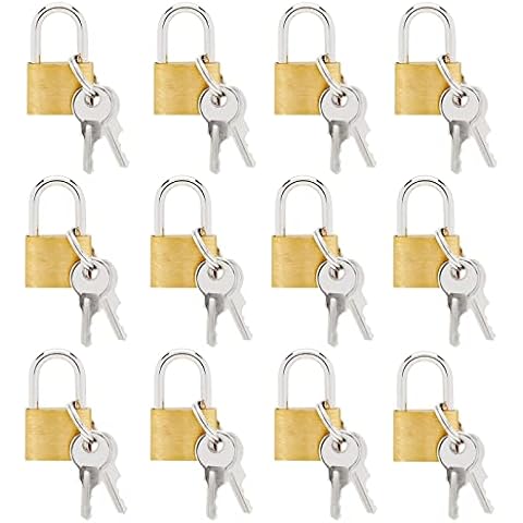 Juvale 12 Pack Mini Padlocks Cover