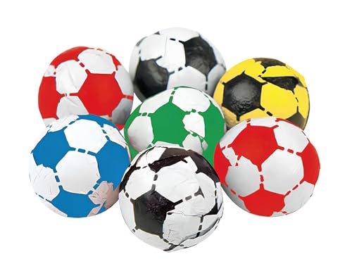 Milk Chocolate Footballs Assorted Foil (150g bag) (pack of 32)
