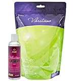 Paquete de ventajas prácticas: 100 condones Nature con gel deslizante de alta calidad de Vibratissimo (250 ml)