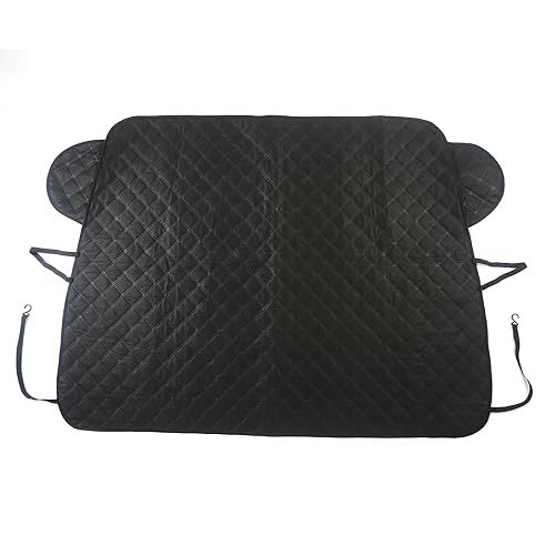 Image of Windshield Cover Compatible with Land Rover Range Rover Vogue 2023+, for Ice and Snow, Ice, UV & Frost Wiper Mirror Protector Windproof Sunshade Cover Accessories