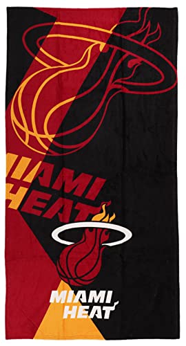 Northwest Miami Heat 30 x 60 inch Beach Towel, Puzzle Design