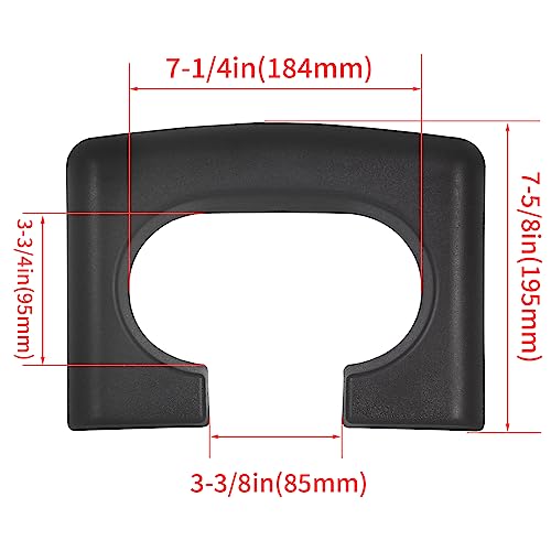 Reposapavasos de consola central compatible Ford F150 2004-2014 miniatura 3