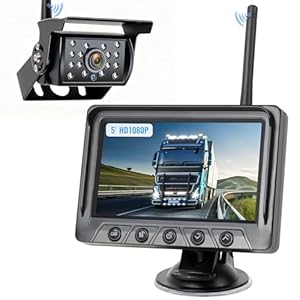 RV Backup Camera Wireless 1080P Rea...