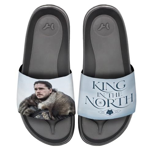 Popfunk Game of Thrones King in the North Unisex Adult Slides Sandals Officially Licensed Hypd Slydr Switch™