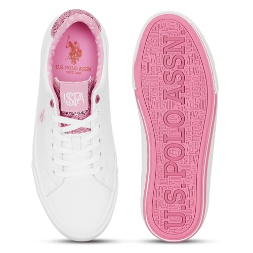 Image of U.S. Polo ASSN. Beverly 3.0 Off White Sneakers Shoes with Premium Upper