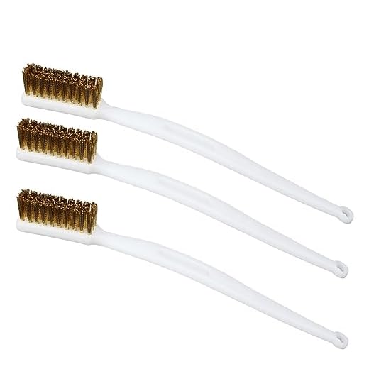 Set of 3 Copper Wire Brushes for Clean-Up