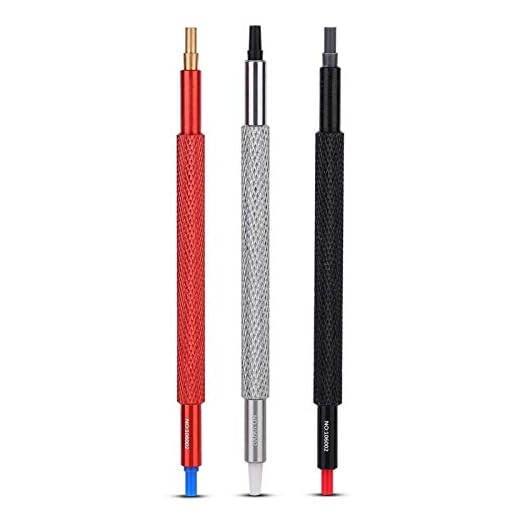 3pcs/lot Watch Hand Pressers Pusher Fitting Set Kit,Stainless Steel Sturdy Watchmakers Wristwatch Repair Tool with 5 Different Sized Holes